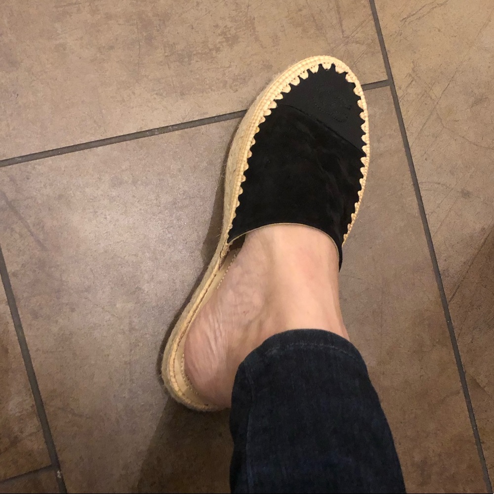 Chanel black slipper espadrilles - Picture 4 of 6